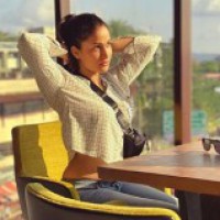 Lavanya thinking about nothing in new post