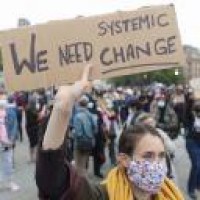 Thousands march in UK in support of Black Lives Matter