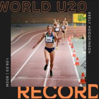 Keely Hodgkinson smashes world U20 indoor 800m record