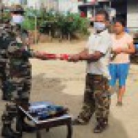 Assam Rifles provides umbrellas in Mizoram villages to ensure social distancing