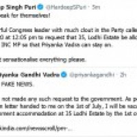 Urban Dev Min Hardeep Puri trashes Cong on Priyanka bungalow extension row