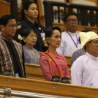 Myanmar's ruling NLD party grabs majority of parliamentary seats