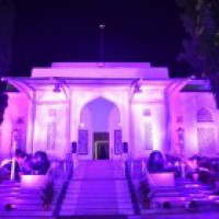 Telangana Raj Bhavan lit in pink for breast cancer awareness