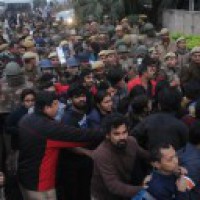 Students continue vigil at JNU