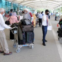 Protest at Amritsar airport over delay in Covid-19 tests
