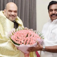 Shah opens water reservoir, lays foundation for infra projects in TN