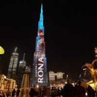 Kichcha Sudeepa toasts 25 years in films at Burj Khalifa, launches title logo of latest