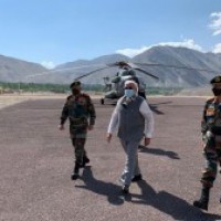 PM visits forward location in Ladakh amid tension with China