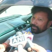 BJP MLA & former J&K minister Choudhary Lal Singh leads a protest march demanding CBI inquiry in Kathua case