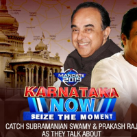 WATCH : Subramaniam Swamy vs. Prakash Raj on Times Now 