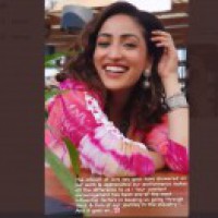 Yami Gautam thanks fans for constant encouragement