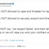 Sumukhi Suresh condemns rape threats on female comics