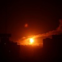 Israeli aircraft attack Gaza military sites
