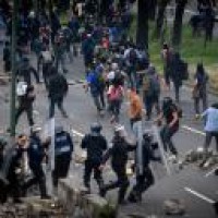 March against police brutality turns violent in Mexico City
