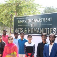 Now, Sonu Sood Department of Arts and Humanities in Andhra institute