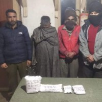 Five drug peddlers arrested in J&K