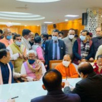 BJP candidates file nomination for UP Vidhan Parishad