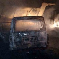 Two burnt to death as bike, truck catch fire after collision