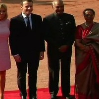 'Guard of Honor' accorded to visiting French President Macron, to hold talks with PM
