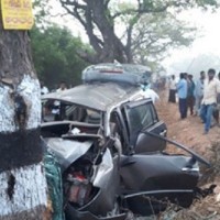 Five including groom killed in Khammam road accident