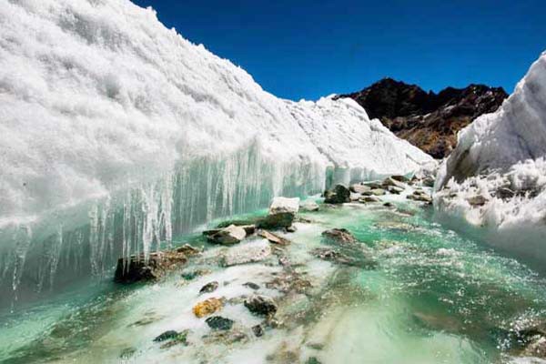 जलवायु परिवर्तन की भेंट चढ़ रहे ग्लेशियर जलवायु परिवर्तन की भेंट चढ़ रहे ग्लेशियर