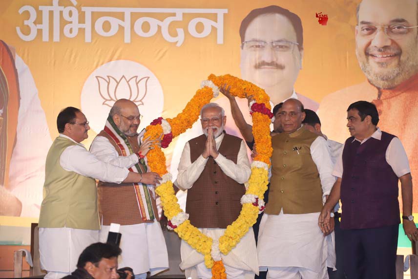 नई दिल्ली में गुरुवार को हरियाणा और महाराष्ट्र चुनाव
