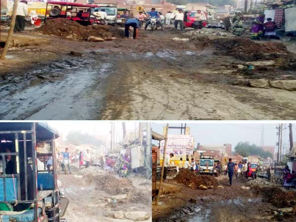 स्मार्ट सिटी प्रोजेक्ट की पोल खोल रही सड़कें, पैदल चलने में भी झटके स्मार्ट सिटी प्रोजेक्ट की पोल खोल रही सड़कें, पैदल चलने में भी झटके