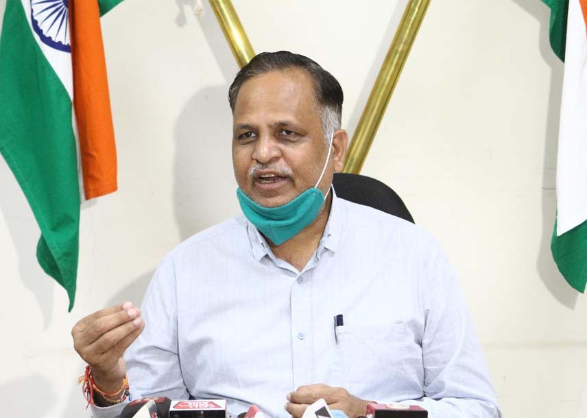 दिल्ली के प्राइवेट अस्पतालों में 80 प्रतिशत आईसीयू बेड कोविड के लिए सुरक्षित- सतेंद्र जैन दिल्ली के प्राइवेट अस्पतालों में 80 प्रतिशत आईसीयू बेड कोविड के लिए सुरक्षित- सतेंद्र जैन
