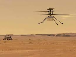 मंगल पर नासा के हेलिकॉप्टर की तीसरी सफल उड़ान