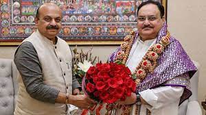 कैबिनेट विस्तार की तैयारी जेपी नड्डा से चर्चा करने दिल्ली आए बसवराज बोम्मई कैबिनेट विस्तार की तैयारी जेपी नड्डा से चर्चा करने दिल्ली आए बसवराज बोम्मई