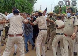 किसानों पर पड़ी लाठी भाजपा सरकार के ताबूत में कील साबित होगी - कांग्रेस किसानों पर पड़ी लाठी भाजपा सरकार के ताबूत में कील साबित होगी - कांग्रेस