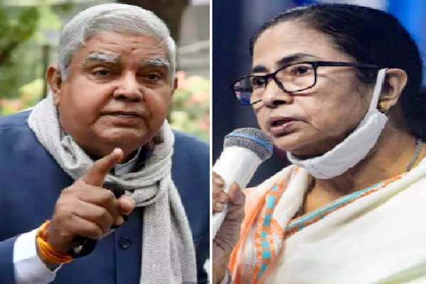 वीसी नियुक्ति पर फिर आमने-सामने आए ममता और गवर्नर धनखड़ वीसी नियुक्ति पर फिर आमने-सामने आए ममता और गवर्नर धनखड़