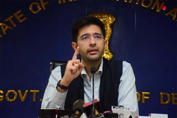 दिल्ली के सिर पर मंडरा रहे जल संकट के लिए हरियाणा की खट्टर सरकार पूरी तरह से जिम्मेदार : राघव चड्ढा दिल्ली के सिर पर मंडरा रहे जल संकट के लिए हरियाणा की खट्टर सरकार पूरी तरह से जिम्मेदार : राघव चड्ढा