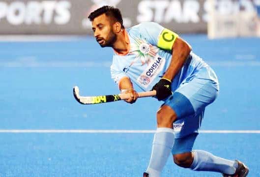 ओलंपिक में भारतीय हॉकी टीम की कप्तानी करेंगे मनप्रीत   पंजाब से कप्तान बनने वाले आठवें खिलाड़ी होंगे 