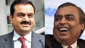 भारतीय अरबपति मुकेश अंबानी व गौतम अडाणी का कब्जा भारतीय अरबपति मुकेश अंबानी व गौतम अडाणी का कब्जा
