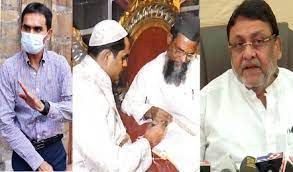 नवाब मलिक ने फिर किया विस्फोट, शेयर की वानखेड़े के निकाह की तस्वीर नवाब मलिक ने फिर किया विस्फोट, शेयर की वानखेड़े के निकाह की तस्वीर