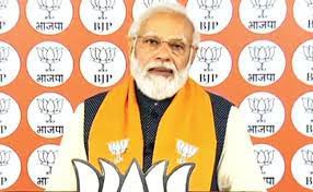 मोदी के प्रभाव से आगे बढ़ती भाजपा मोदी के प्रभाव से आगे बढ़ती भाजपा