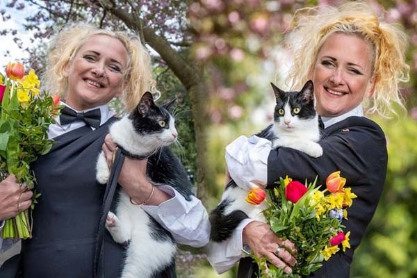 बिल्ली से दूर जाने के डर से महिला ने कर ली उससे शादी 