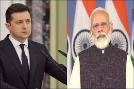 यूक्रेन के राष्ट्रपति वलोडिमिर जेलेंस्की ने प्रधानमंत्री नरेंद्र मोदी से बातचीत की यूक्रेन के राष्ट्रपति वलोडिमिर जेलेंस्की ने प्रधानमंत्री नरेंद्र मोदी से बातचीत की