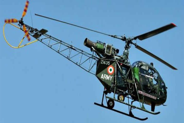 चीता हेलीकॉप्टर दुर्घटनाग्रस्त, पायलेट की मौत 
