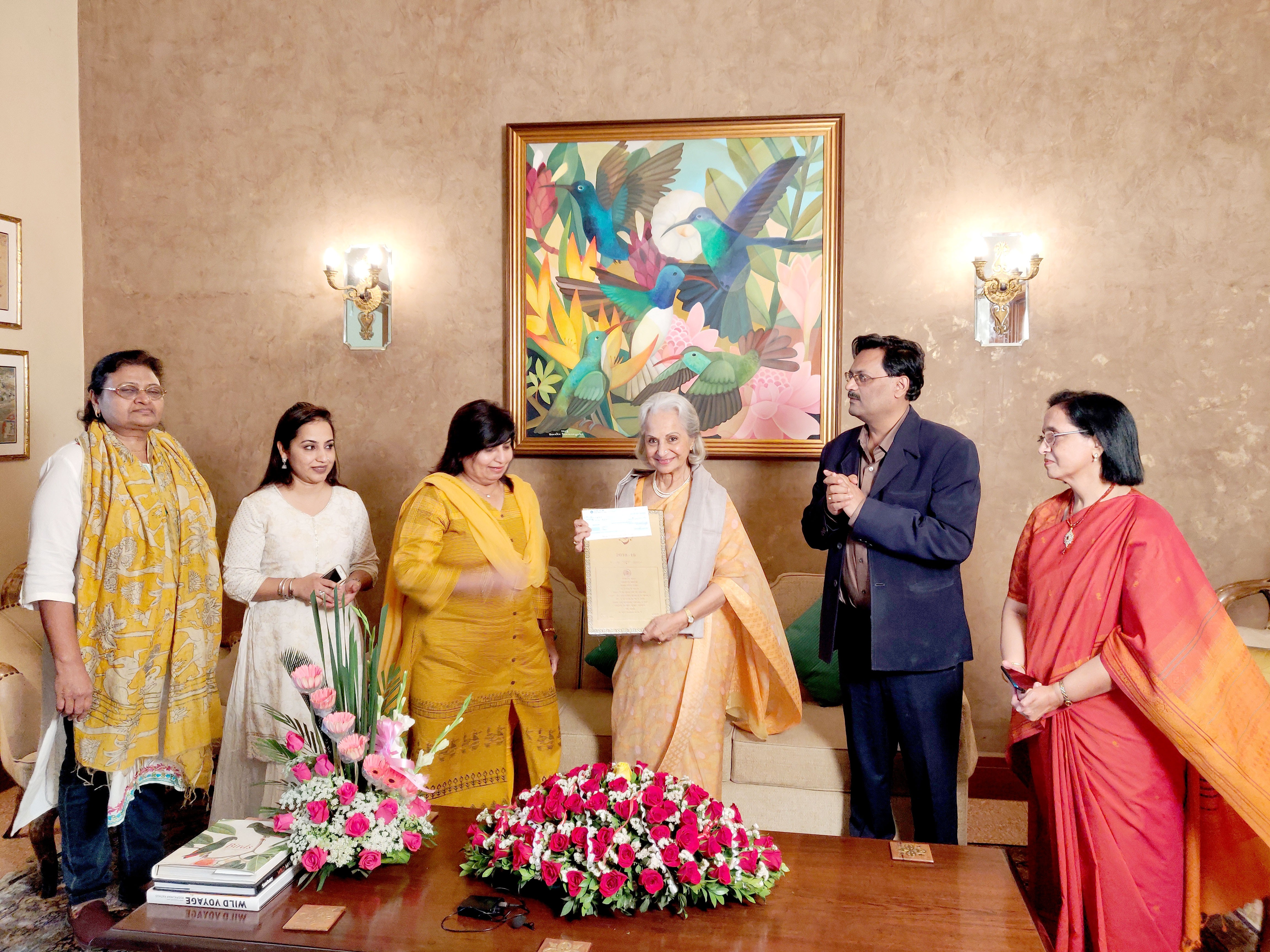 अभिनेत्री वहीदा रहमान को मुंबई में दिया गया राष्ट्रीय किशोर कुमार सम्मान - अभिनेत्री वहीदा रहमान को मुंबई में दिया गया राष्ट्रीय किशोर कुमार सम्मान -