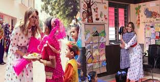 मेलानिया ने शेयर किया दिल्ली स्कूल का वीडियो मेलानिया ने शेयर किया दिल्ली स्कूल का वीडियो