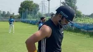 रैना और ऋषभ ने किया अभ्यास रैना और ऋषभ ने किया अभ्यास