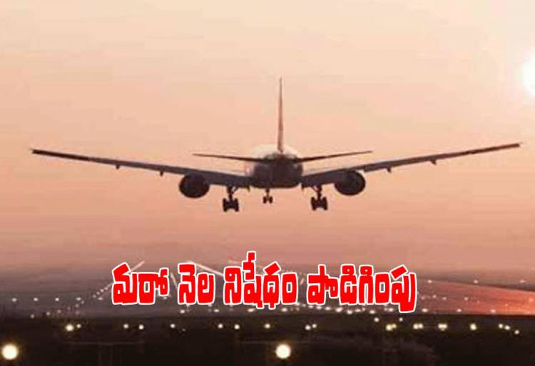 అంతర్జాతీయ విమానాలపై మే 31 వరకు నిషేదం పొడిగింపు అంతర్జాతీయ విమానాలపై మే 31 వరకు నిషేదం పొడిగింపు