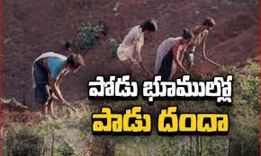 పోడు భూముల్లో అధికారులు పోడు భూముల్లో అధికారులు