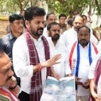 పూలే విగ్రహ స్థలాన్ని పరిశీలించిన సీఎం రేవంత్