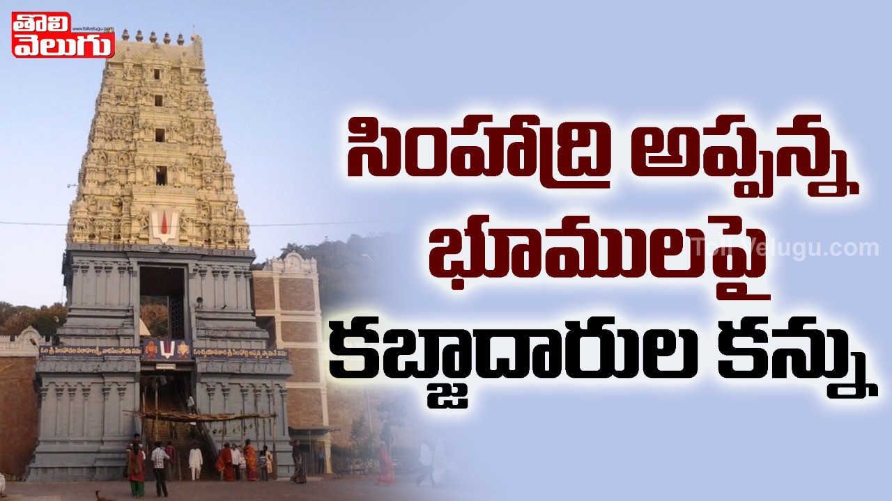 అప్పన్న భూములపై కన్ను అప్పన్న భూములపై కన్ను