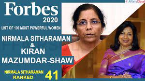 ఫోర్బ్స్ జాబితాలో నిర్మలా ఫోర్బ్స్ జాబితాలో నిర్మలా