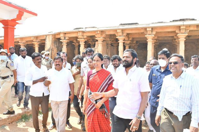 మహేశ్వరం గడికోటను సందర్శించిన మంత్రులు మహేశ్వరం గడికోటను సందర్శించిన మంత్రులు