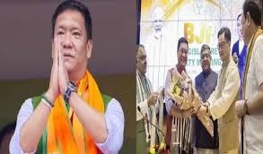 అరుణాచల్ ప్రదేశ్ ముఖ్యమంత్రిగా పెమా ఖండూ ప్రమాణస్వీకారం అరుణాచల్ ప్రదేశ్ ముఖ్యమంత్రిగా పెమా ఖండూ ప్రమాణస్వీకారం